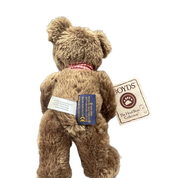 The Head Bean Collection Boyd’s Brown Bear Live Well Laugh Often Love Much - Picture 6 of 7